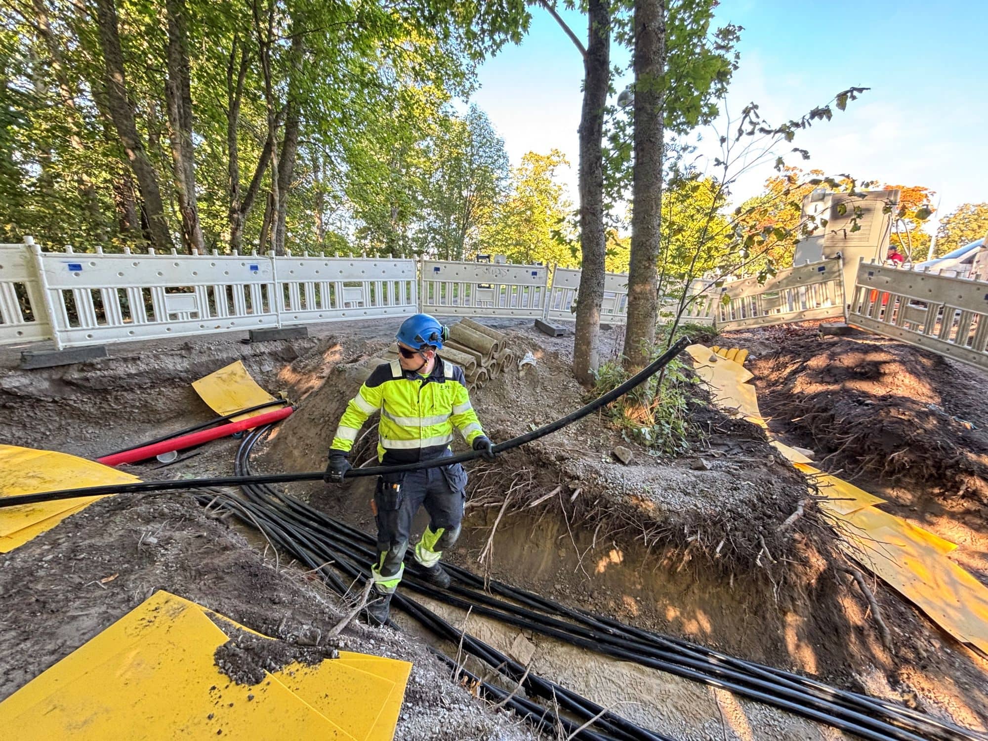 Eltel Tali Helsinki työmaa_minmin